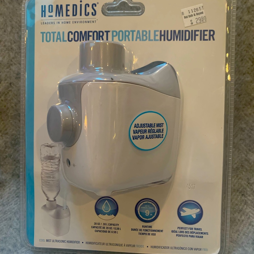 NWT HOMEDICS Portable Humidifier